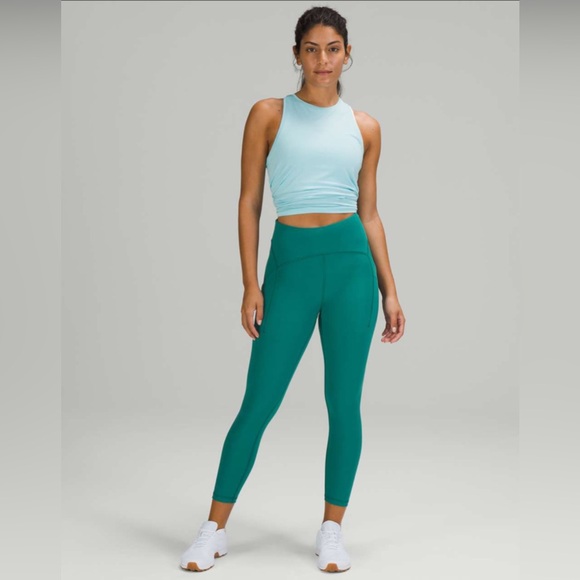 NEW Lululemon Power Thru High Rise Crop 23" - Picture 4 of 7